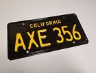 California License Plate RESTORATION SERVICE 1963 1964 1965 1966 1967 1968 1969