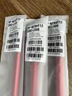 Lot Of 3 Bitspower None Chamfer Brass Hard Tubing 12mm AD 500mm Deep Red New