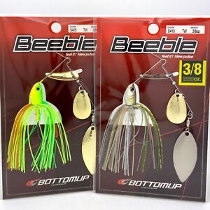 BottomUp Beeble 3/8 oz Tandem Willow TW Spinnerbait (Choose Colors)
