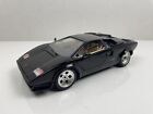 Bburago 1:18 Lamborghini Countach 1988 Black Diecast Metal Model Car READ