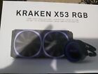NZXT Kraken X53 240mm - RL-KRX53-01 - AIO RGB CPU Liquid Cooler - Rotating Infin