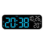 Large LED Digital Wall Clock Temperature Date Display Electronic Wall Clock US