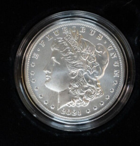 2021-CC Morgan Silver Dollar US Mint Commemorative Coin with Box and COA!