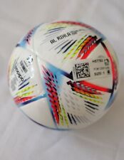 Kids Al Rihla Mini Match Soccer Ball World Cup Qatar 2022 H57793 Size 1