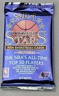 1996 NBA Topps Stars Basketball Top 50 Players Factory Sealed 8 Card Foil Pack