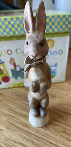 Bethany Lowe Bunny Figurine Standing, Bow Tie-7365
