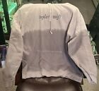 Taylor Swift Official Folklore Hoodie Adults XL Gray Ombre Fleece Pullover