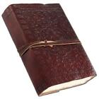 Medieval Vintage Leather Journal Diary Book Poetry Writing Embossed Floral Cover