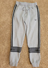 ADIDAS Itasca men's jogger pants size M gray sweatpants three stripes