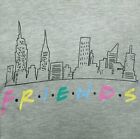 Friends TV Show Junior Miss T Shirt XXL 18 NYC New York City Skyline Grey Top
