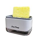 Soap Pump Dispenser  with Sponge Caddy Kitchen Dish Soap Dispenser 2-1