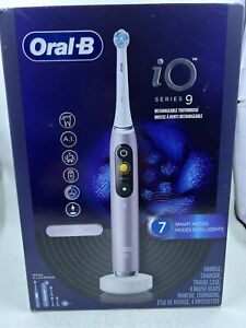 Oral-B iO Series 9 Electric Toothbrush w/ 3 Replacement Brush Heads, Rose Quartz