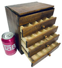 Vintage Rough Rider Sweet Cigar  Box Wood Cigar Humidor with Drawers flip lid