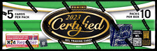 New Listing2023 PANINI CERTIFIED FOTL FOOTBALL SEALED 10 PACK HOBBY BOX QTY