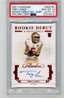 2021 Panini Flawless Trey Lance Ruby Rookie Debut RC Auto /15 PSA 10/10 49ers