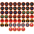 Two Rivers Coffee Variety Dark Roast Coffee Pods K Cup Sampler, 52 Count
