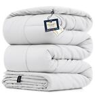 New ListingBELADOR White Comforter Duvet Insert Twin Size Bed Comforter- All-Season Down Al