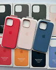 New For Apple iPhone 15 12 13 14 Pro Max Silicone Case with Magsafe