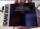 Precautions Booklet - Nintendo Gameboy Instruction Manual Only - is Near Mint