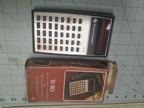 Vintage 1970’s Texas Instruments TI-30 Calculator