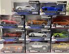Lot of 11 JADA Fast and Furious Diecast Cars 1:32