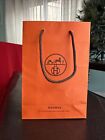 Hermes 100% AUTHENTIC Shopping Gift Paper Bag-BRAND NEW 8.5x5.5”
