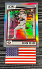 Brock Purdy 2022 Panini Chronicles Score Silver Holo Prizm Rookie Card RC SP-401