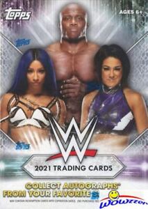 2021 Topps WWE Wrestling EXCLUSIVE Sealed Blaster Box-RELIC+4 SPECIAL PARALLELS!