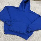 YZY Gap Hoodie 2XL Blue Oversize Double Face Pullover Boxy Heavyweight Yeezy Ye