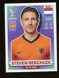 2022 Fifa World Cup Panini Sticker Qatar STEVEN BERGHUIS Netherlands NED10