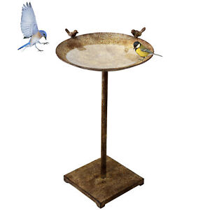 Bird Bath 28 inch Metal Bird Baths for Outdoors Bird Feeder Yard Sculpture