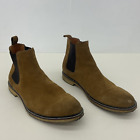 Bloomingdales Men's Brown Leather Chelsea Boots size 12