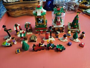 LEGO Christmas/Holiday lot of 4 sets (40223, 40262, 40263, 40293) READ 99% comp.