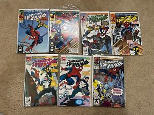 Lot of *7* AMAZING SPIDER-MAN: #352 353 354 356 More Marvel Copper Age Comic Lot