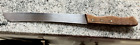 Vintage J.A. Henckels Friodur Solingen Germany Kitchen Knife *Wood Grip