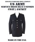 US ARMY MILITARY MEN'S CLA SERVICE DRESS BLUE BLUES ASU UNIFORM COAT JACKET Many