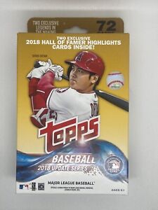 New Listing2018 Topps Update Hanger Box 72 Cards New Unopened Sealed Soto Ohtani Acuna