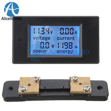 Digital 50A LCD Volt Watt Current Power Meter Ammeter Voltmeter Meter+Shunt