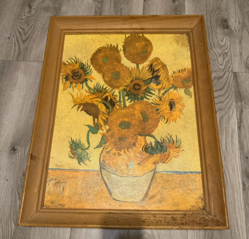 Sunflowers 1888 Vincent Van Gogh Custom Framed Replica Sunflower Bouquet
