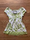 rare y2k Vintage 2000s abercrombie And Finch Babydoll Top! Bella Swan Style, M