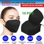 [BLACK] KN95 Face Mask Disposable Protective Respirator Non Medical Cover X10