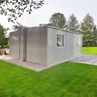 20x16x8Ft Expandable PopUp Modular Tiny House Mobile Office Shelter Storage Shed