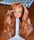 New ListingBARBIE DOLL HEAD ONLY Beautiful Red Hair, Steffi Face, Freckles