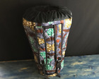 Large Handmade Djembe Bag, Backpack Straps, Easy Top Load, Sufficient Protection