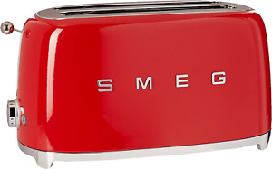SMEG TSF02RDUS 50s Retro Style 4 Slice Toaster Red