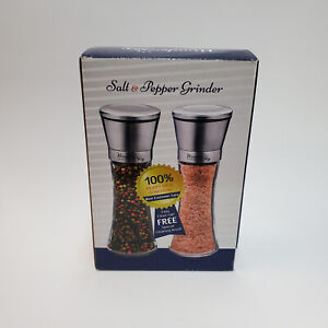 Salt and Pepper Grinder - Adjustable Ceramic Sea Salt & Pepper