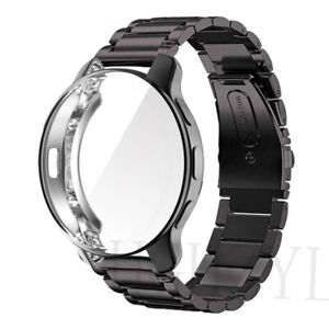 Metal Watchband+Protective Case For Samsung Galaxy Watch Active 2 44 40 Watch 4