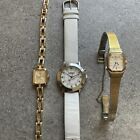 Great Lot Of  Three Vintage Womens Watches All Three Run Great Lot #S52