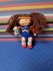 New Listing1984 Vintage Cabbage Patch Kids CPK Mini Posable Doll Figures Girl With Cat 3