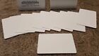 Qty 10 Blank White PVC Cards CR80 .30 Mil Credit Card Photo ID Size P/P 10 Pack